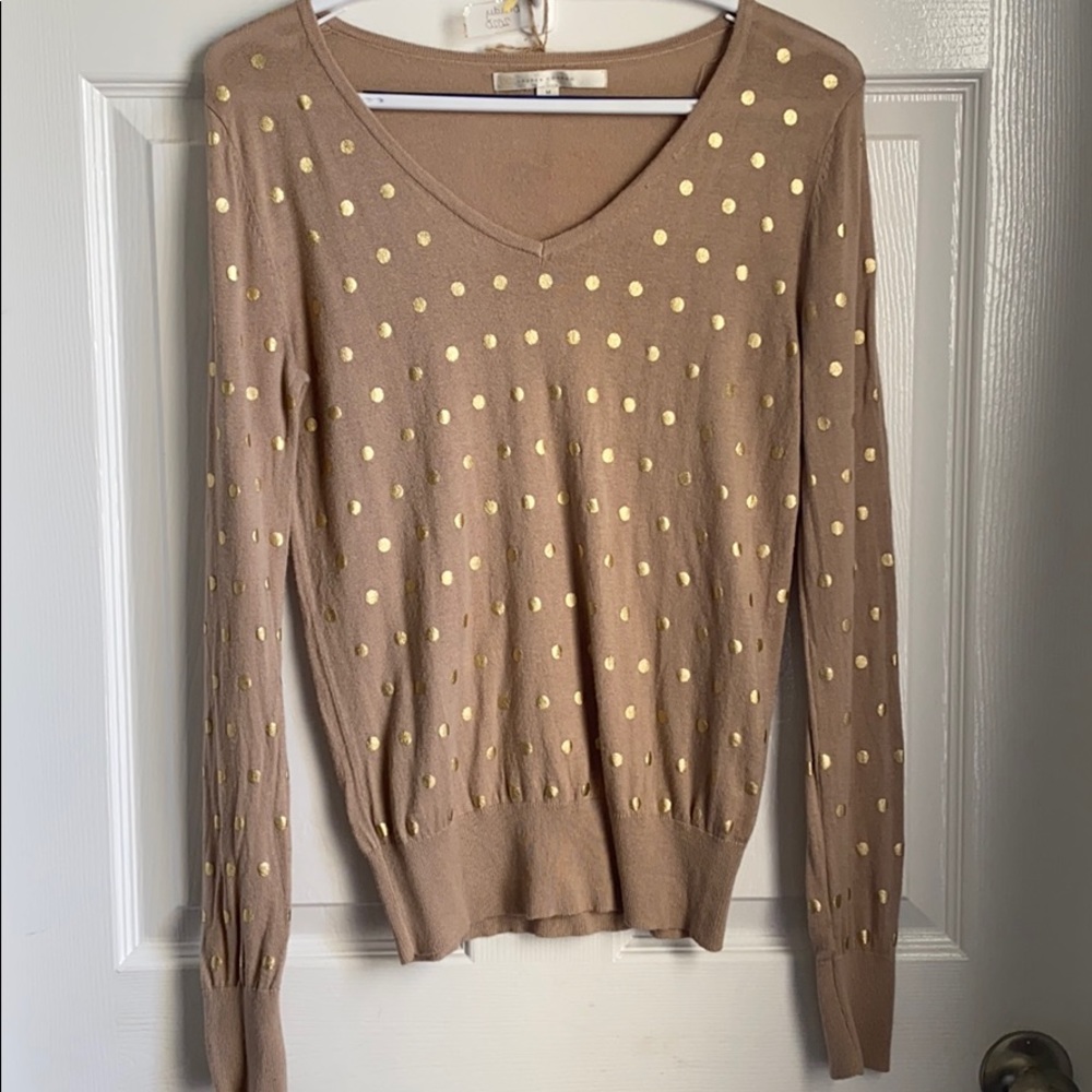 Lightweight women’s Sweater with Gold Dots